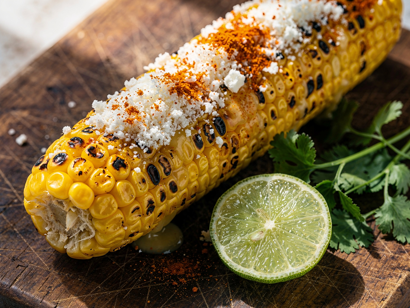 Street Corn Elote - After