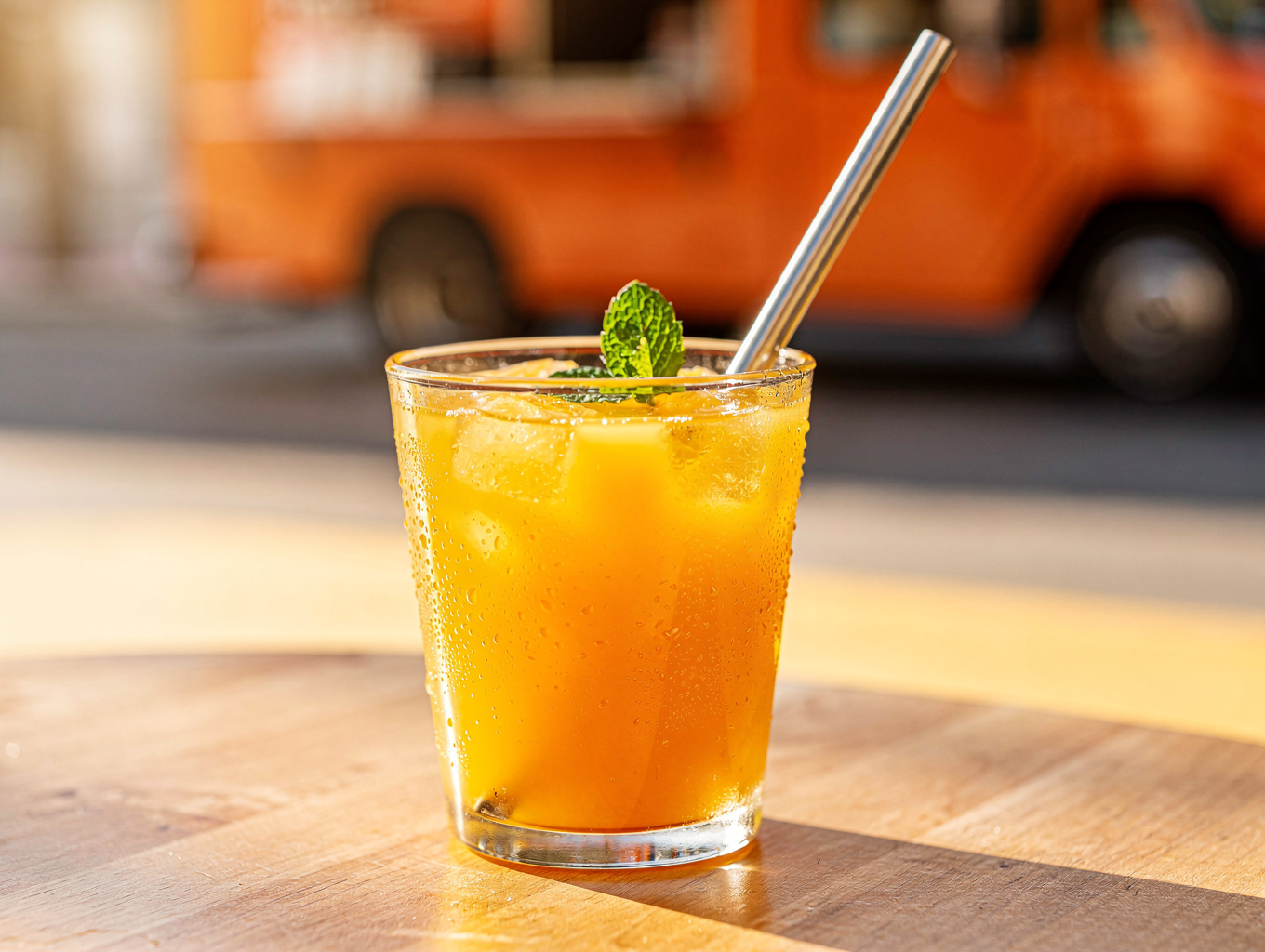 Fresh Mango Agua Fresca - After